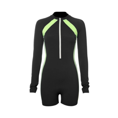 Long Sleeve One-Piece Swimsuit for Women