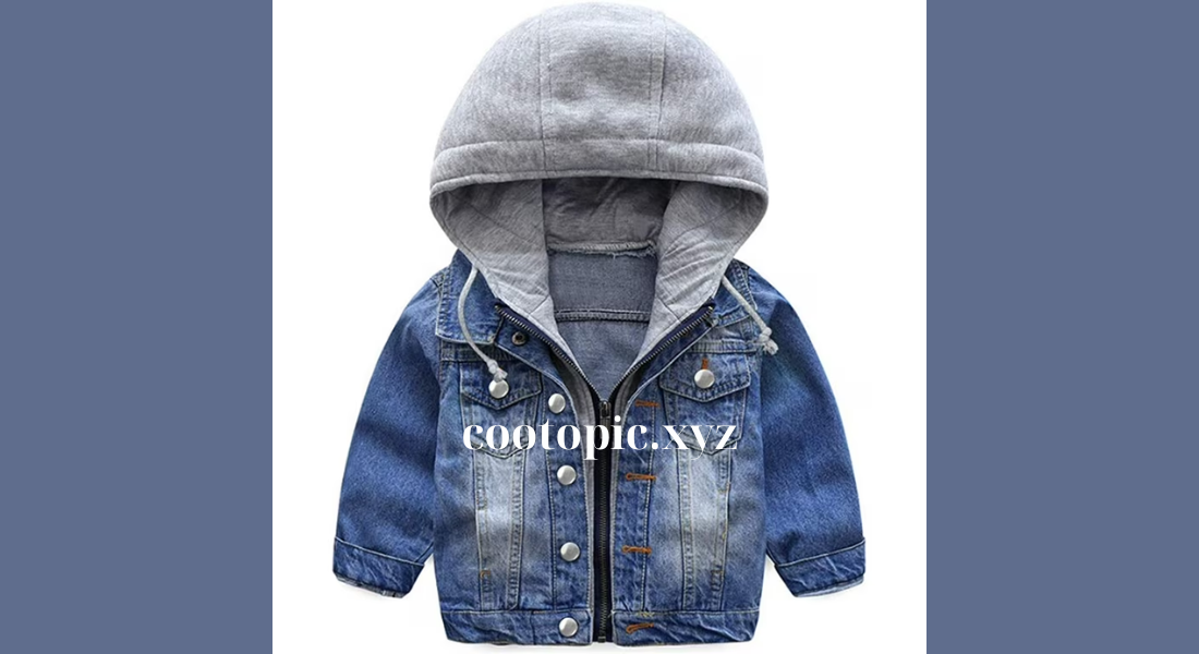 Kids denim outerwear