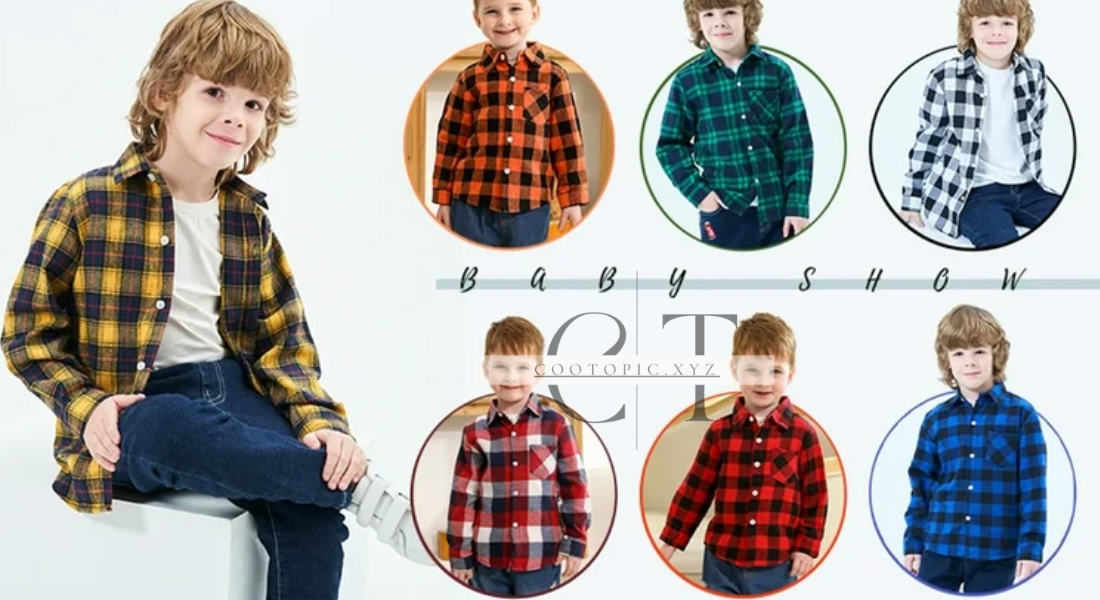 Boys plaid shirts